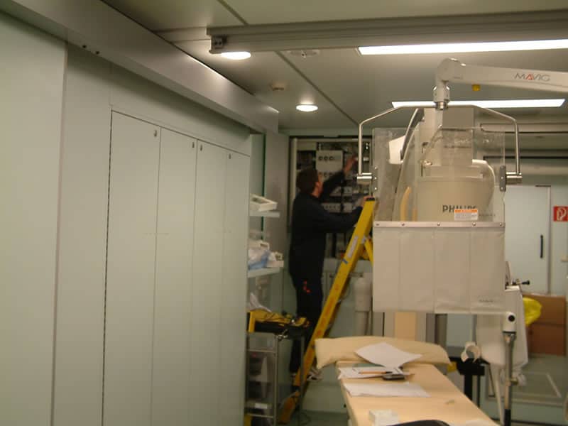 Electrical maintenance at Sligo Hospital, Ireland by Ron Clark Electrical.