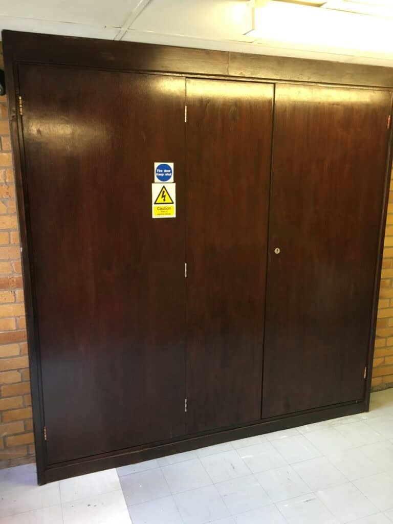 Distribution board replacement with modern electrical safety standards.
