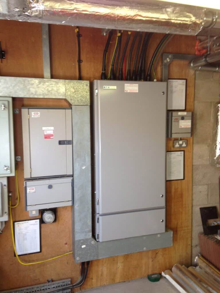 Electrical panel upgrade for safety and efficiency.