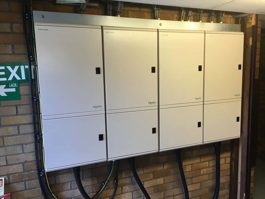 Electrical distribution board upgrade for safety and compliance.